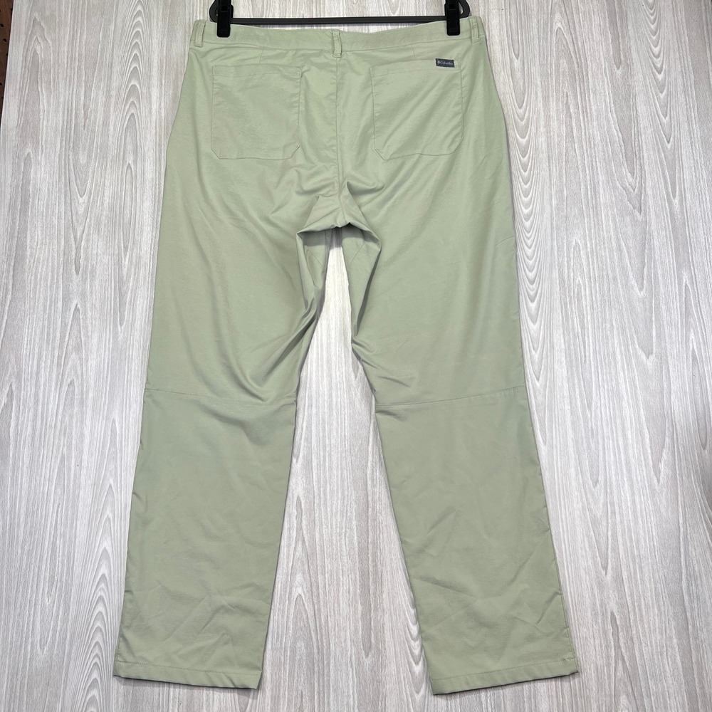 Columbia Hiking Pants Mens 38x30 Sage Green Stretch Outdoor Performance EUC - Picture 6 of 7